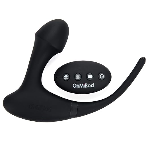 OhMiBod Club Vibe 3.OH Hero Wearable Anal Vibrator - Wireless Remote Control Vibrating Butt Plug - Personal Massager for Women - Couples Vibrator in Three Play Modes for Home, Club, and Party - Black