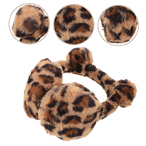 Homoyoyo Earmuffs Ear Warmers Protective Ear Headband Ear Warmer Plush Earmuff Foldable Furry Winter Ear4