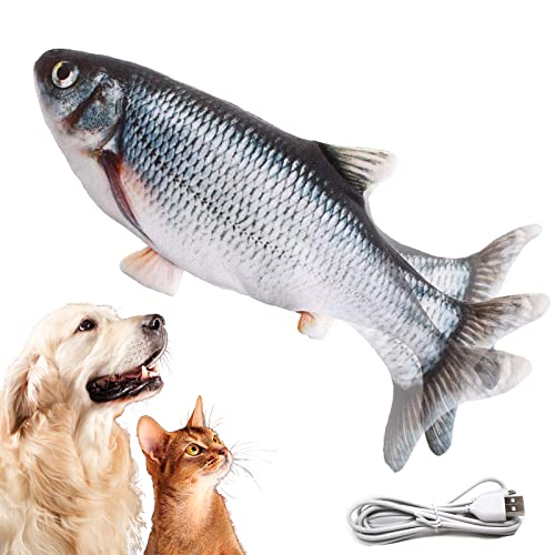VAIZIQ Electric Flopping Fish Dog Toy