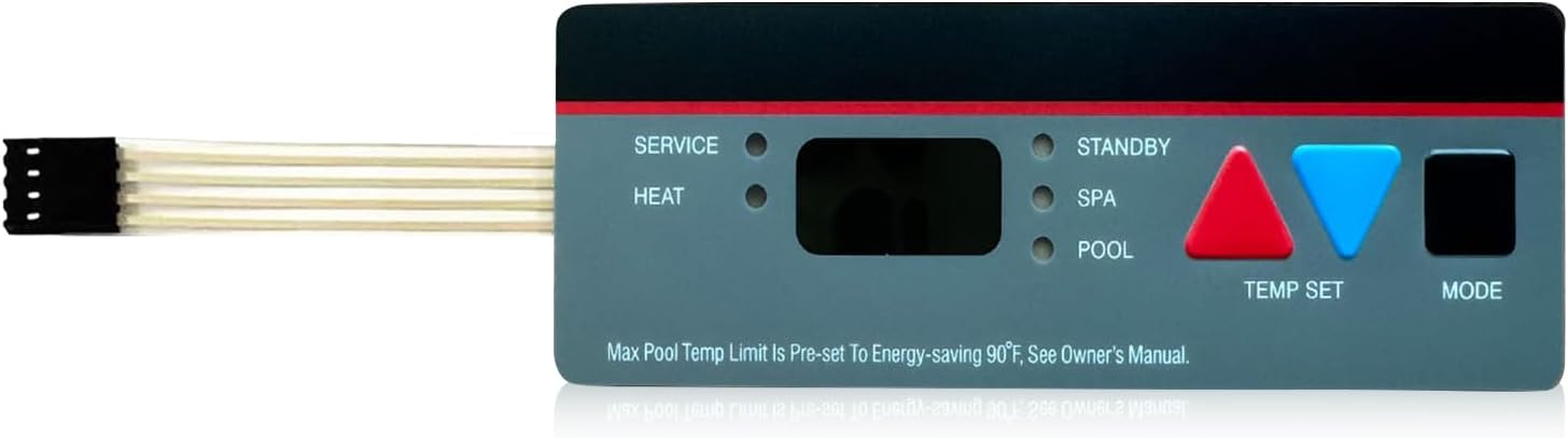 FDXLBKP1930 Keypad and IDXL2DB1930 Display Board Compatible with Hayward FDXLBKP1930 D13030 All H-Series Low NOX Pool Heater,for H100ID1 H150FDN H200FDN H250FD H300FD H350FD H400FD.