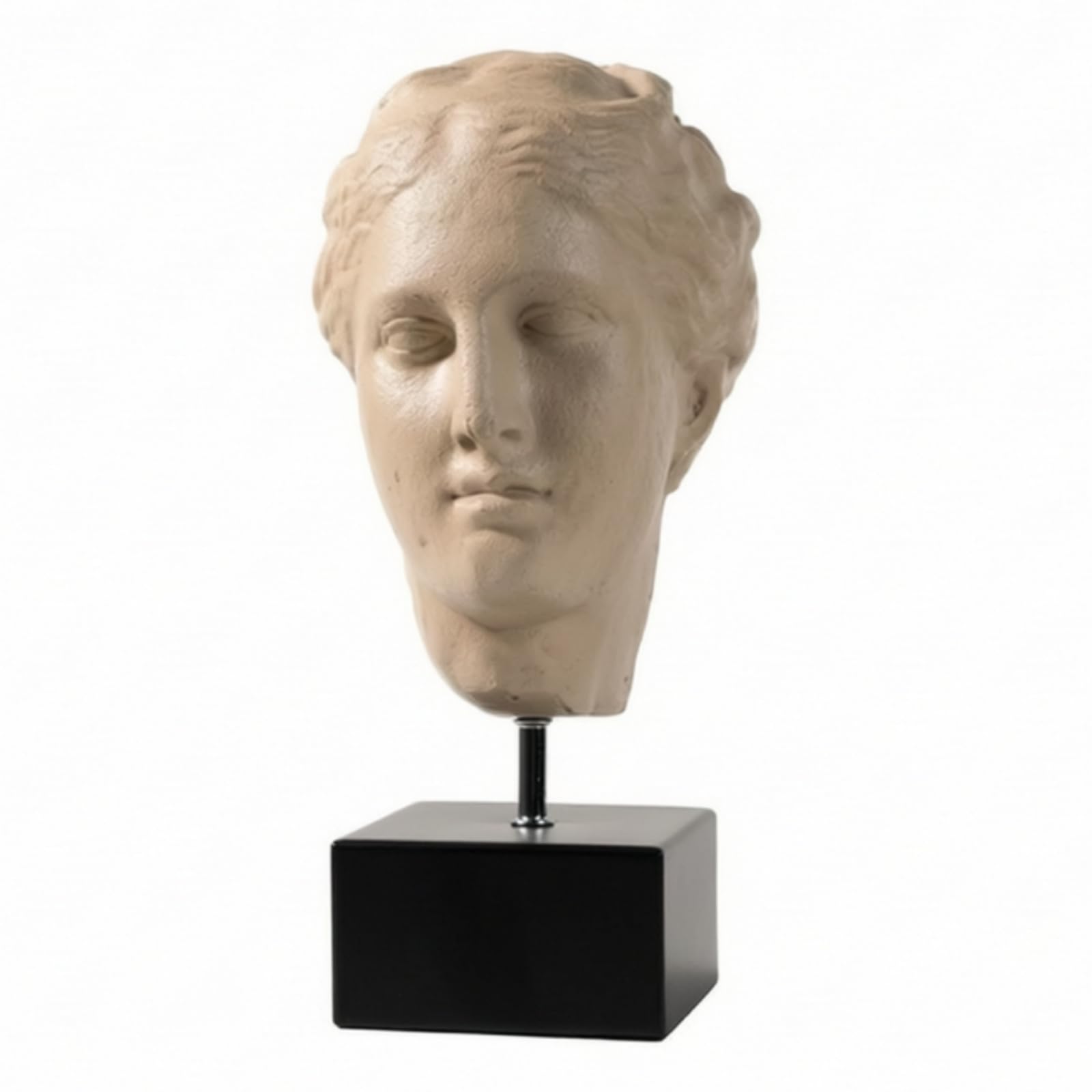 Busto Resina Resistente Al sgaste Escultura con Base Figura corativa para Salón, Recibidor