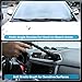 WEAREN Car Cleaning Gun, Air Blow Gun with Nozzle & Brush, Aluminum Alloy Car Detailing Kit for Interior & Exterior, Quickly Blasts Dirt & Dust, Professional Car Detailing Tools