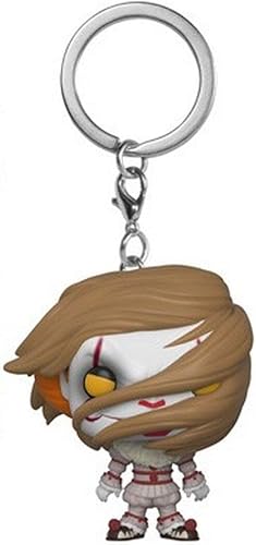 Funko Llavero Pop: Horror It - Pennywise con peluca de figura coleccionable, multicolor