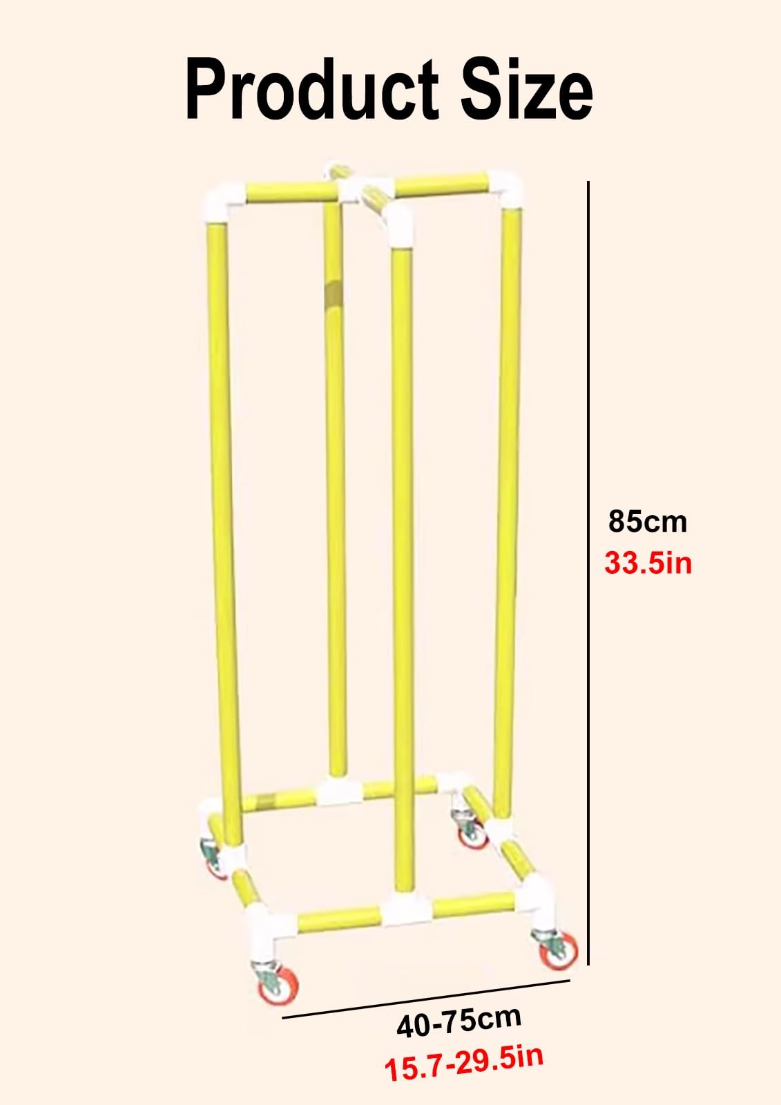 Hula Hoop Stojak na obręcz hula hop z kółkami, mobilny organizer z PVC do wewnątrz/na zewnątrz, łatwy montaż wózek na sprzęt sportowy