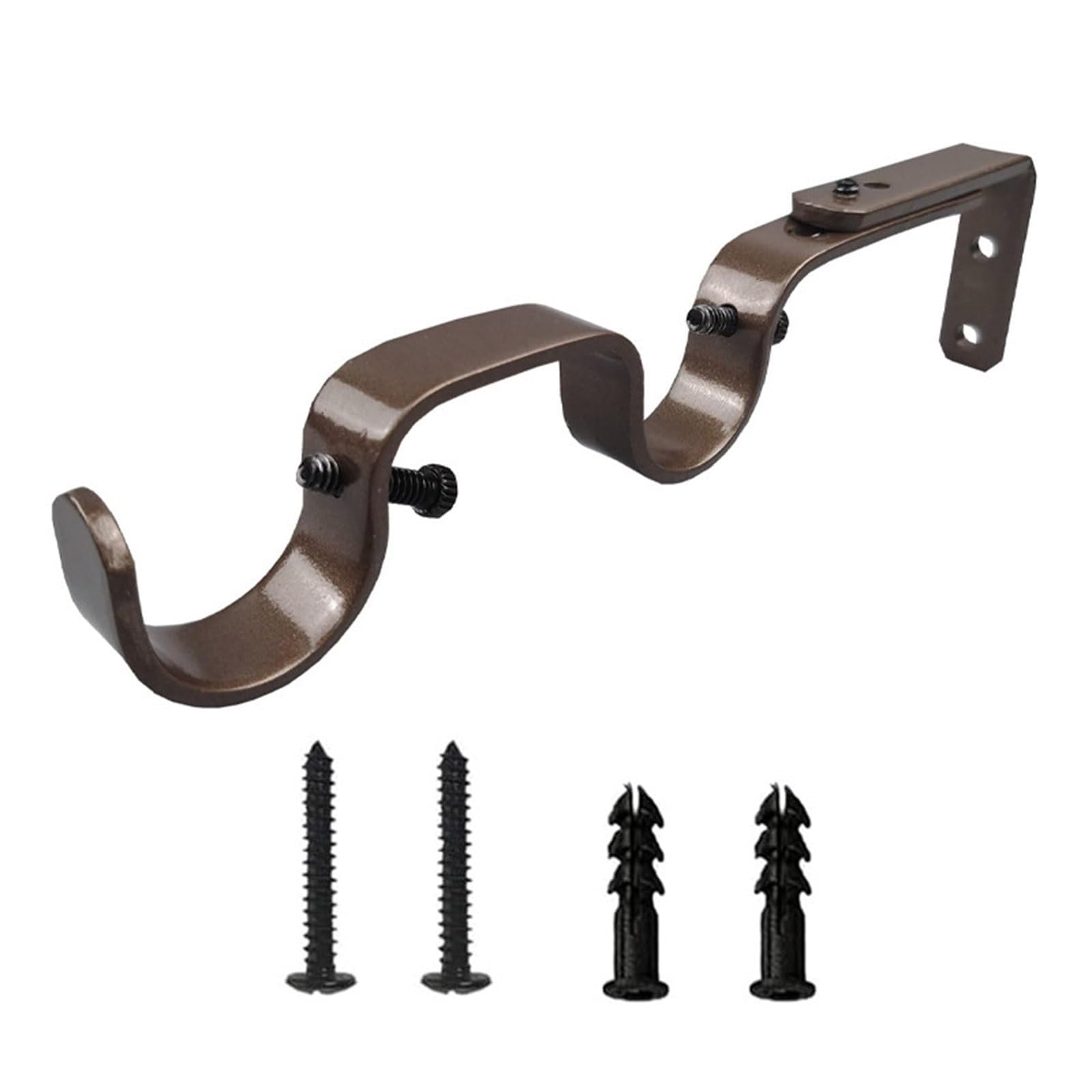 25mm Curtain Rod Iron Construction for Roman Window Iron Brackets for Roman Curtain
