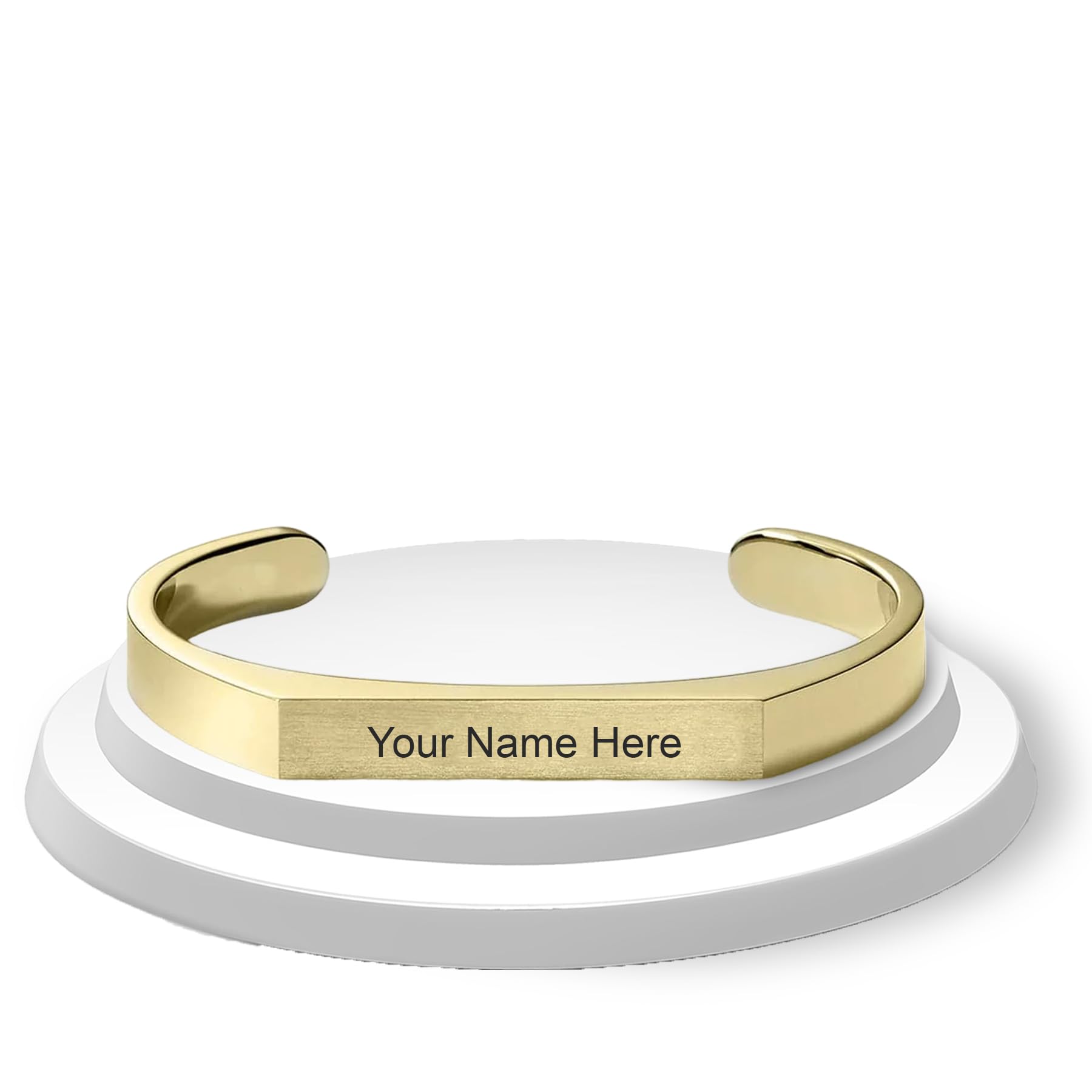 SAVRI Personalized Stainless Steel Kada Bracelet with Name Engraved-Custom Armlet for Men & Women - Stylish, & Meaningful Gift for Him or Her - Ideal for Birthdays, Anniversaries & Special Occasions. (B0CZP7F3GX) Amazon Price History, Amazon Price Tracker