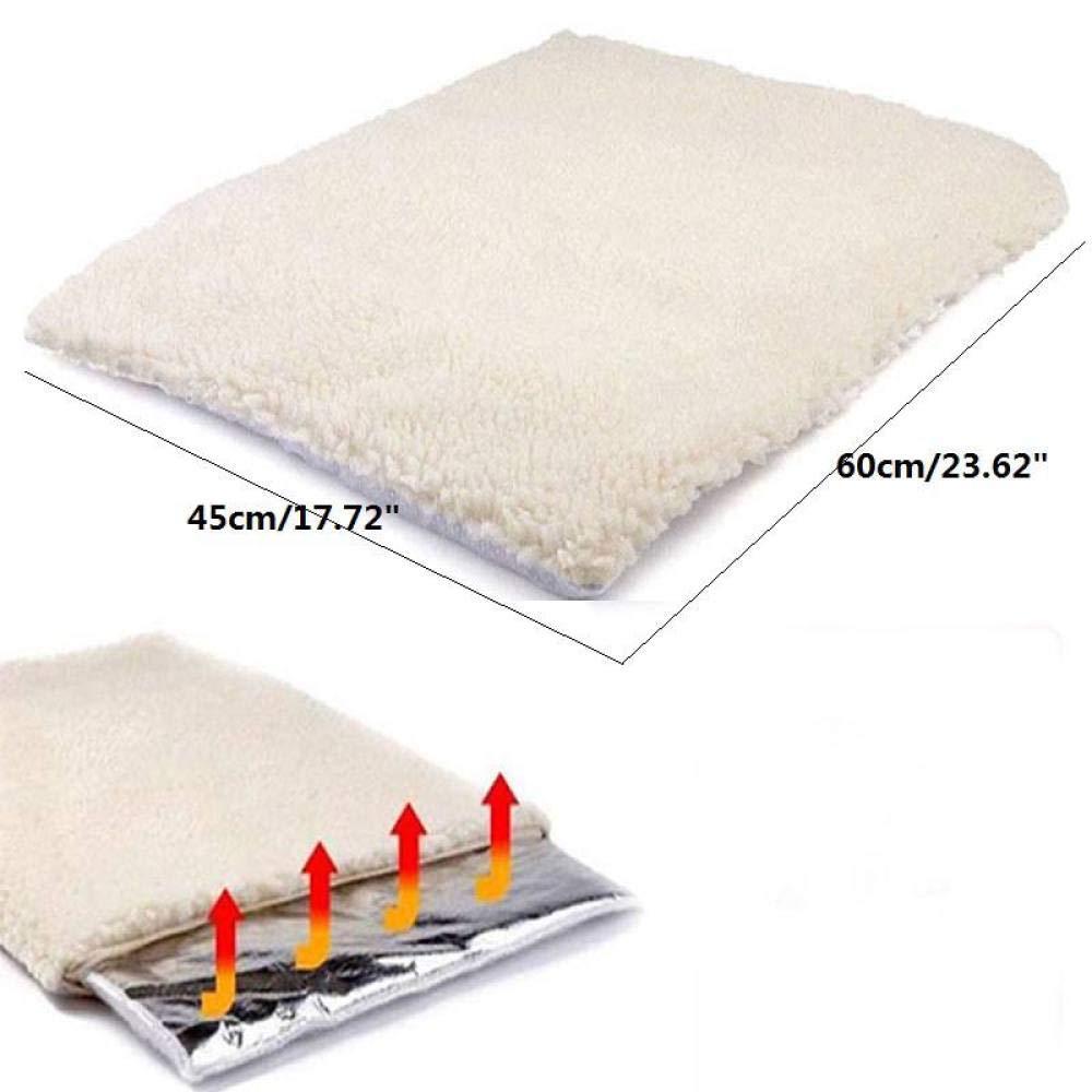 Warme Hundematten Haustier Hunde Selbstheizende Matten Welpen Winter Warmes Bett Haus Nest Pads Haustier Hund Produkt Liefert Zwingermatten 2St