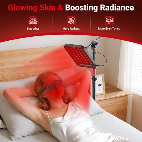 Image of Comfytemp 55W High-Output (3X Intensity) Red Light Therapy Lamp for Body