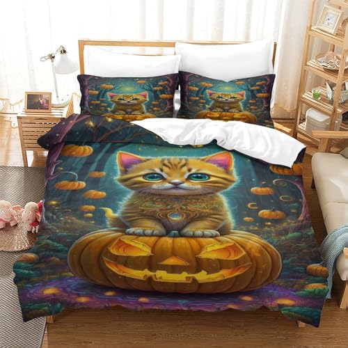 Parure de lit animal 3D housse de couette microfibre douce double