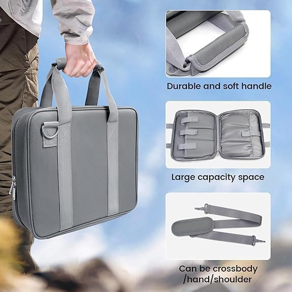 Étui de voyage pour Starlink Mini et ses accessoires en gris - 2