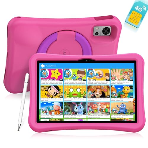 UMIDIGI G5 Tablet para Niños con Tarjeta Sim,Control Parental, 8+128GB Tablet niños 10 Pulgadas con lápiz,Ver en Linea,Disfruta de un Viaje Tranquilo, Tablets Android, 8Core/6000mAh/GPS/WiFi6