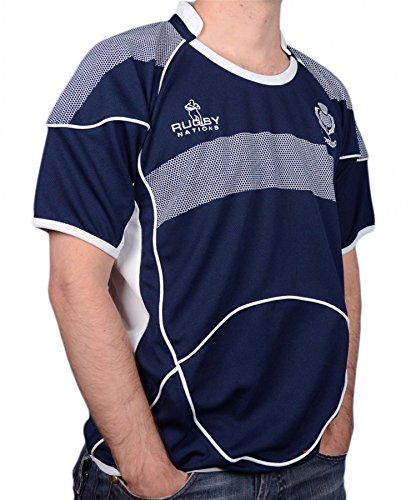 I LUV LTD Gents Rugby Shirt Scotland Crew Neck Half Sleeve Size 2X-Large Multi