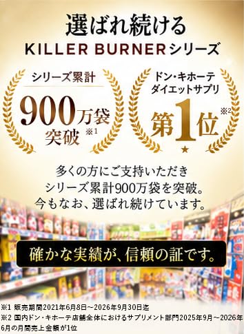 キラーバーナー2 90粒　KILLER BURNER II KODA KUMI Amazon | 【公式】 キラーバーナー2（ダイエットサプリ） | KILLER