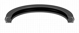 PS CP-222-1-3/4' x 1-1/2' x .15' - Crowned Piston Seal