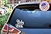 Sunset Graphics & Decals Baby Up in This Bitch Decal Vinyl Car Sticker | Cars Trucks Vans Walls Laptop Computer Notebook | White | 5.5 inches | SGD000216