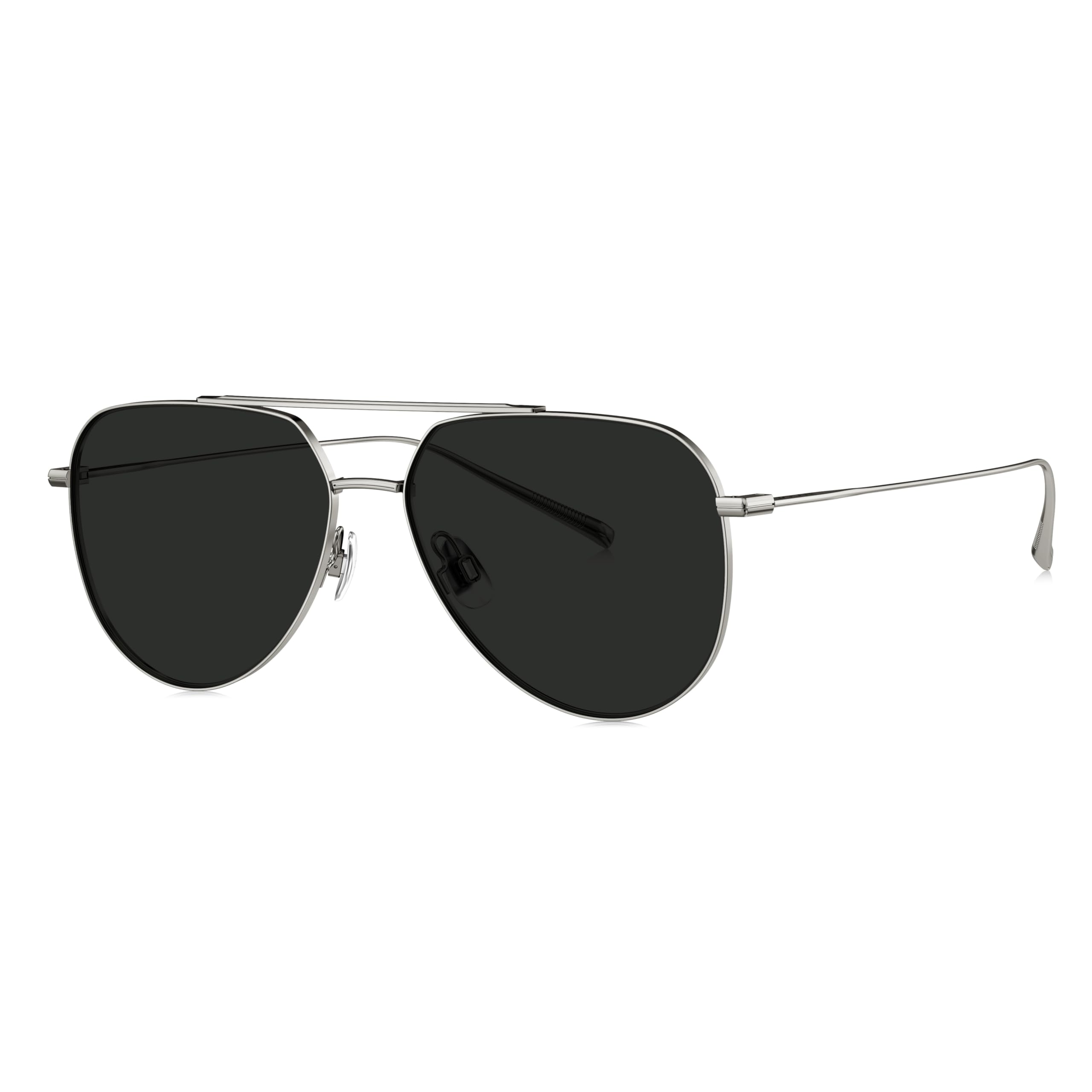 BOLON Ultra Lightweight Full Titanium Classic Aviator Polarized Sunglasses Exclusive Eyewear Brand of EssilorLuxottica
