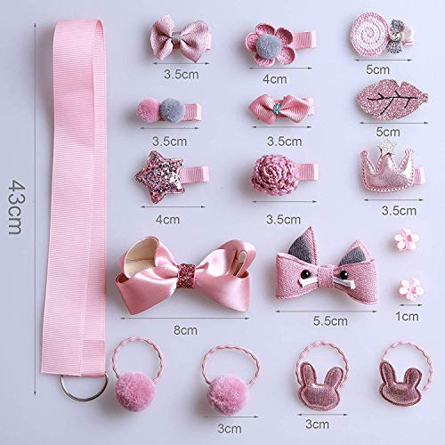 Voarge - Set di 18 fermagli per capelli per