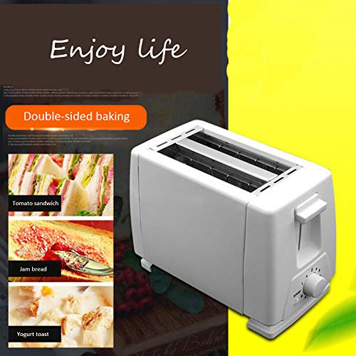 Toaster 2 Scheiben, Mit 6 Toast Einstellungen, Krümelablage, Breiter Steckplatz, Automatische Multifunktion Platzsparend… – Bild 3