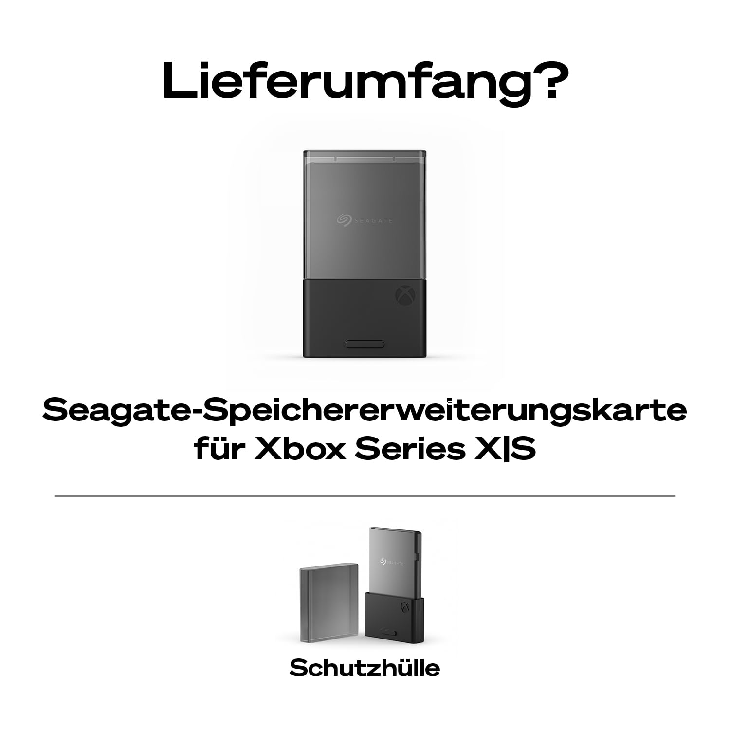 Seagate Storage Expansion Card for Xbox Series X|S, 1TB, SSD, NVMe Expansion SSD for Xbox Series X|S (STJR1000400)