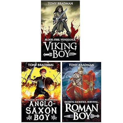 Viking Boy Series by Tony Bradman Illustrated 3 Books Collection Set