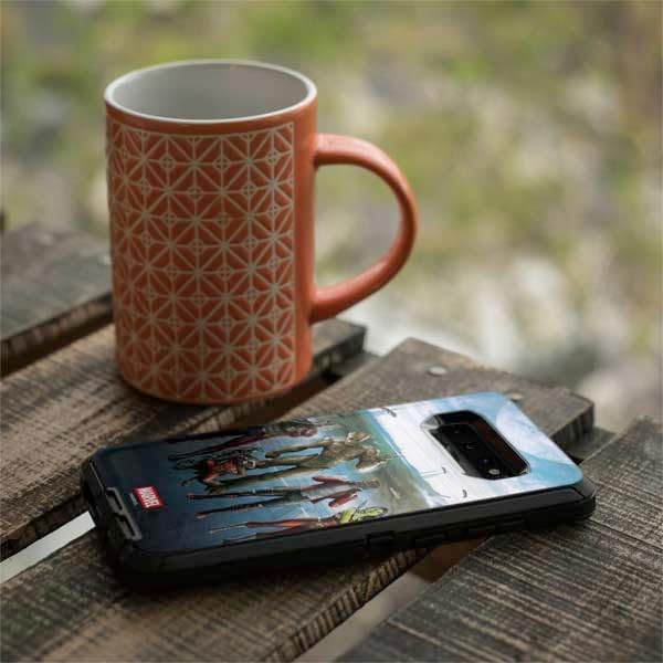Skinit Decal Phone Skin Compatible with OtterBox Defender Galaxy S10 - Officially Licensed Marvel Guardians of The Galaxy Hero Squad Design