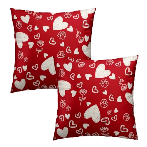 Granbey Valentines Jo[ - bhn[g X[s[Jo[ 18x18 2Zbg [Yt[ Jo[ JE` \t@ Qp