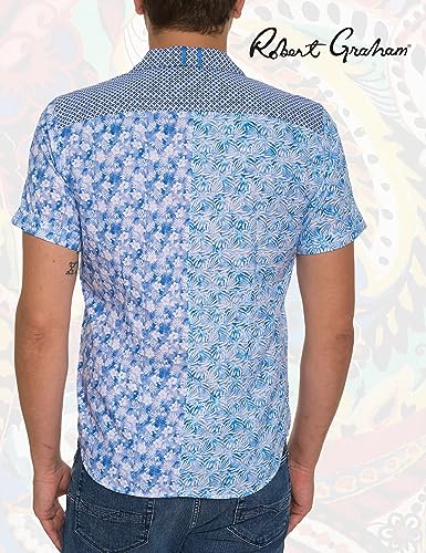 Image of Robert Graham Men's Fontana Short-Sleeve Button-Down Shirt
