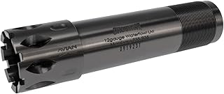 Avian-X Waterfowl Crusher Rugged Durable High-Strength Steel Black PVD Finished Duck Hunting Choke Tube with Wide Groove Technology - Light/Heavy Mod Options