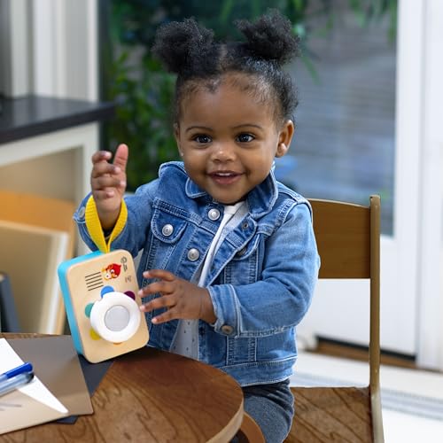 Baby Einstein, Hape Learning Lens Spielzeugkamera – Lernkamera Für Babys Ab 6 Monaten, Vermittelt Farben & Feinmotorik, 6 Farben In 4 Sprachen, 30+ Sätze, Melodien & Kameratöne