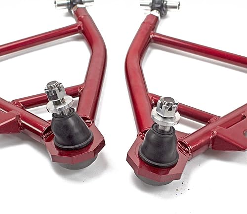 Miniatura 4 de Godspeed AK-252-B Brazos A inferiores delanteros ajustables con rótulas engrasables, juego de 2, compatible con Ford Mustang 1999-04 con coilovers