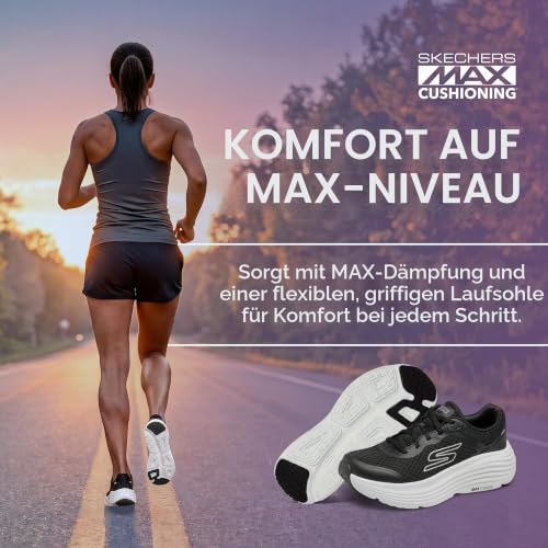 Skechers Damen Max Cushioning Endeavour Canova Turnschuhe, Black White, 38 EU Weit – Ansicht 2