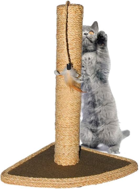 Mumoo Bear Cat Tree Tower House Condo for Adult Cat Scratching Post Pet Climber Scratcher with Hanging Toy for Kitten Indoor Play Sleeping Activity