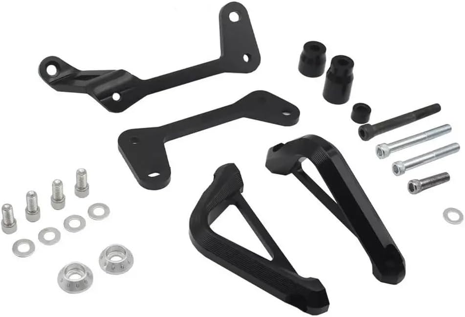 Engine Protection Bar Motorcycle Rear Side Saddlebag Engine Guard Crash Bar Bumper Stunt Cage Protector for MT-09 MT-09 SP Tracer 9 Tracer 9 GT