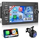 Android Autoradio für Ford Transit Fiesta Focus Galaxy Mondeo Fusion Kuga C-Max S-Max Connect mit Kabelloses Carplay und Android Auto, [2G+64G] Touchscreen Autoradio mit GPS/WiFi/Bluetooth/EQ/FM RDS