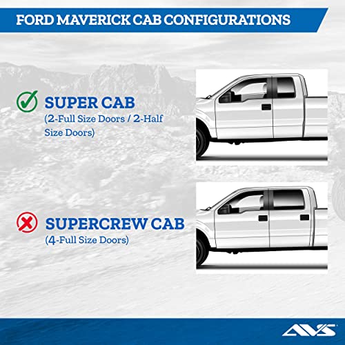 Auto Ventshade [Avs] Low Profile Ventvisor | 2004 - 2014 Ford F-150 Supercab, Smoke - 4 Pc. | 894009 #TOP4
