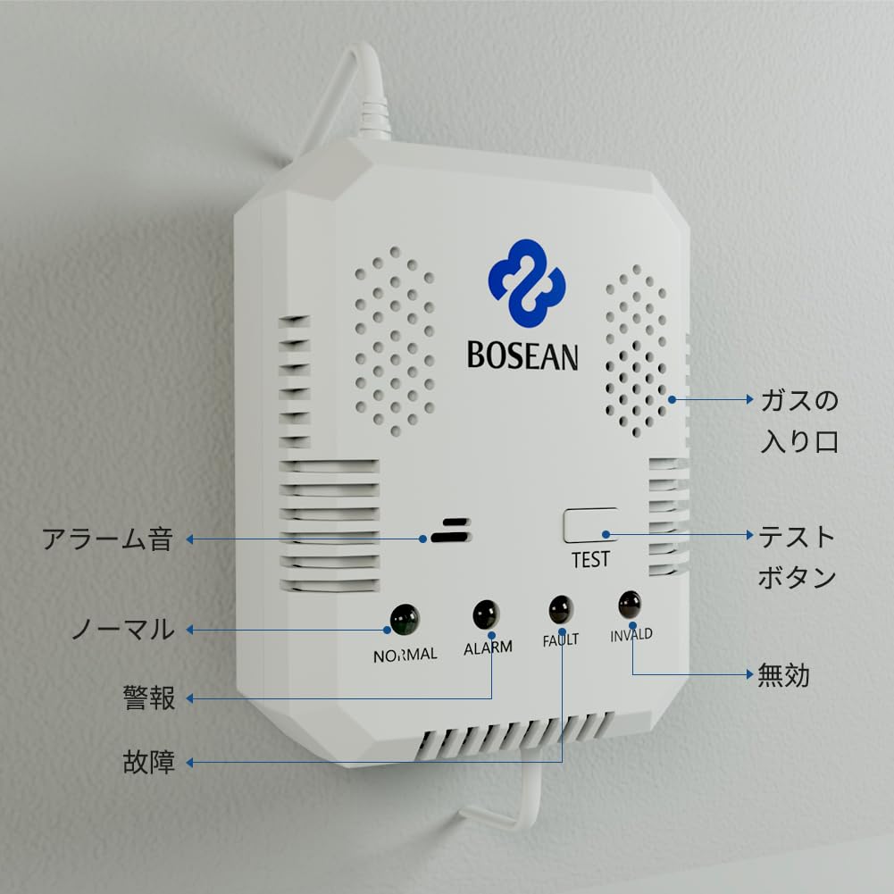 ガス漏れ警報器　10個 長期5年保証 矢崎 都市ガス ガス漏れ警報器 YF-814 12A 13A ガス