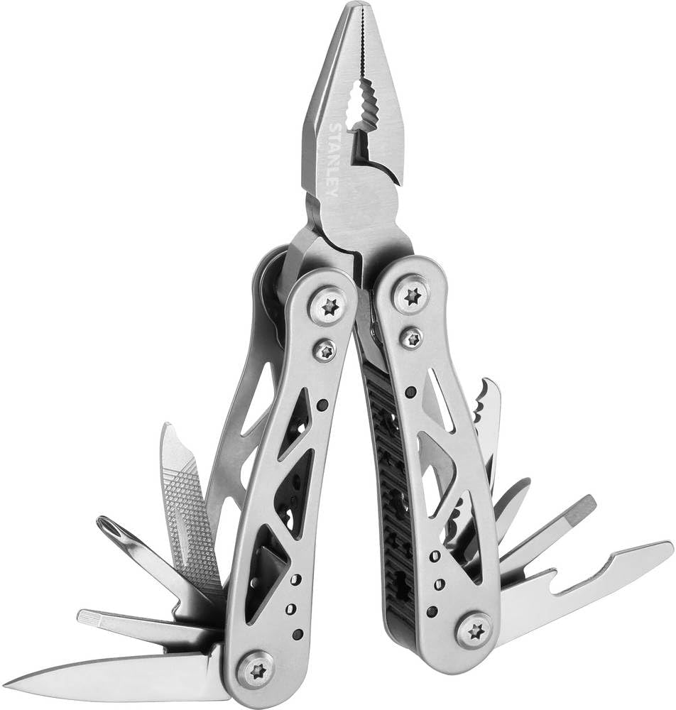 Stanley 0-84-519 12 in 1 Multi-Tool with holster, Silver