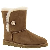 Ugg Australia Bailey Button, Girls' Boots, Brown (Chestnut), 12 Child UK (30 EU)