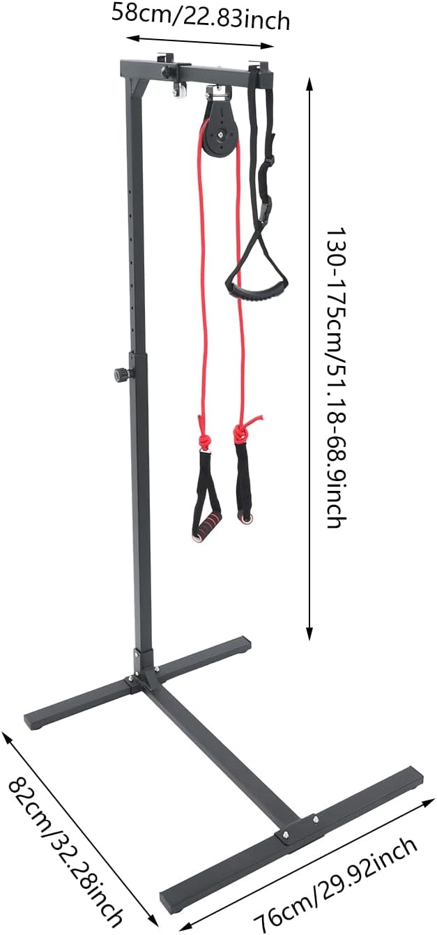 Trapeze Bar, Trapeze Bar for Bed Mobility Aids, Hospital Stand Assist Lift for Elderly Standing Aid Helper (Black)