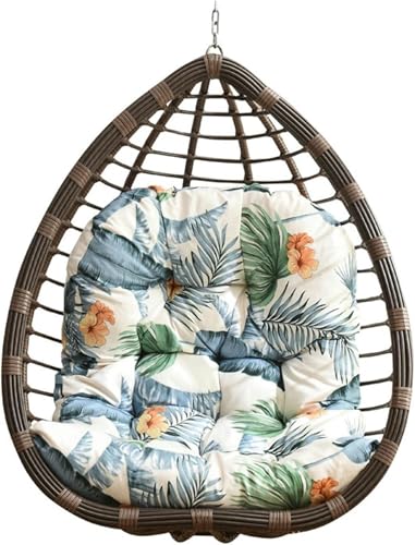 GZYHDC Cojín para silla de huevo integrado, 90 x 120 cm, cojín de repuesto para silla de huevo, cojín de silla de huevo con algodón suave PP grueso para patio/jardín