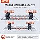 VEVOR Garagenregal 1220x312x115mm pro Schicht Werkzeugaufbewahrung 90,7 kg pro Schicht Werkzeughalter Wand 122 x 30,5 cm Regalfläche Aufbewahrungsregale Metallregal Werkzeug Organizer Wandregale