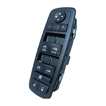 Sangeponiang Fits Power Window Door Switch Plastic Black OE Standard 04602533AF SD-00002565