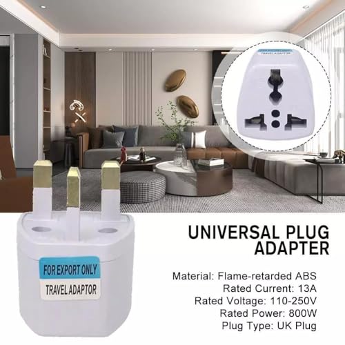 海外用変換プラグ BFタイプ 変換器 海外旅行用 電源変換アダプター コンセント変換 携帯便利 電源変換アダプター イギリス/シンガポール/マレーシア/香港/マカオなどの地域に対応 電源変換プラグ (1個セット)
