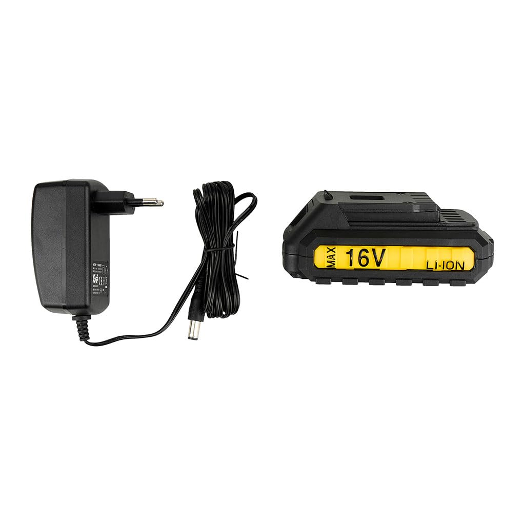 Rhino Expert 312116 16 V taladro inalámbrico 16 V y 2 baterías de iones de litio 1.3 ah