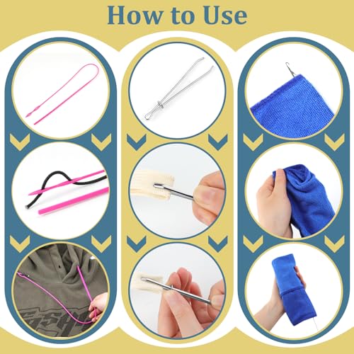 8 PCS Drawstring Threader Set