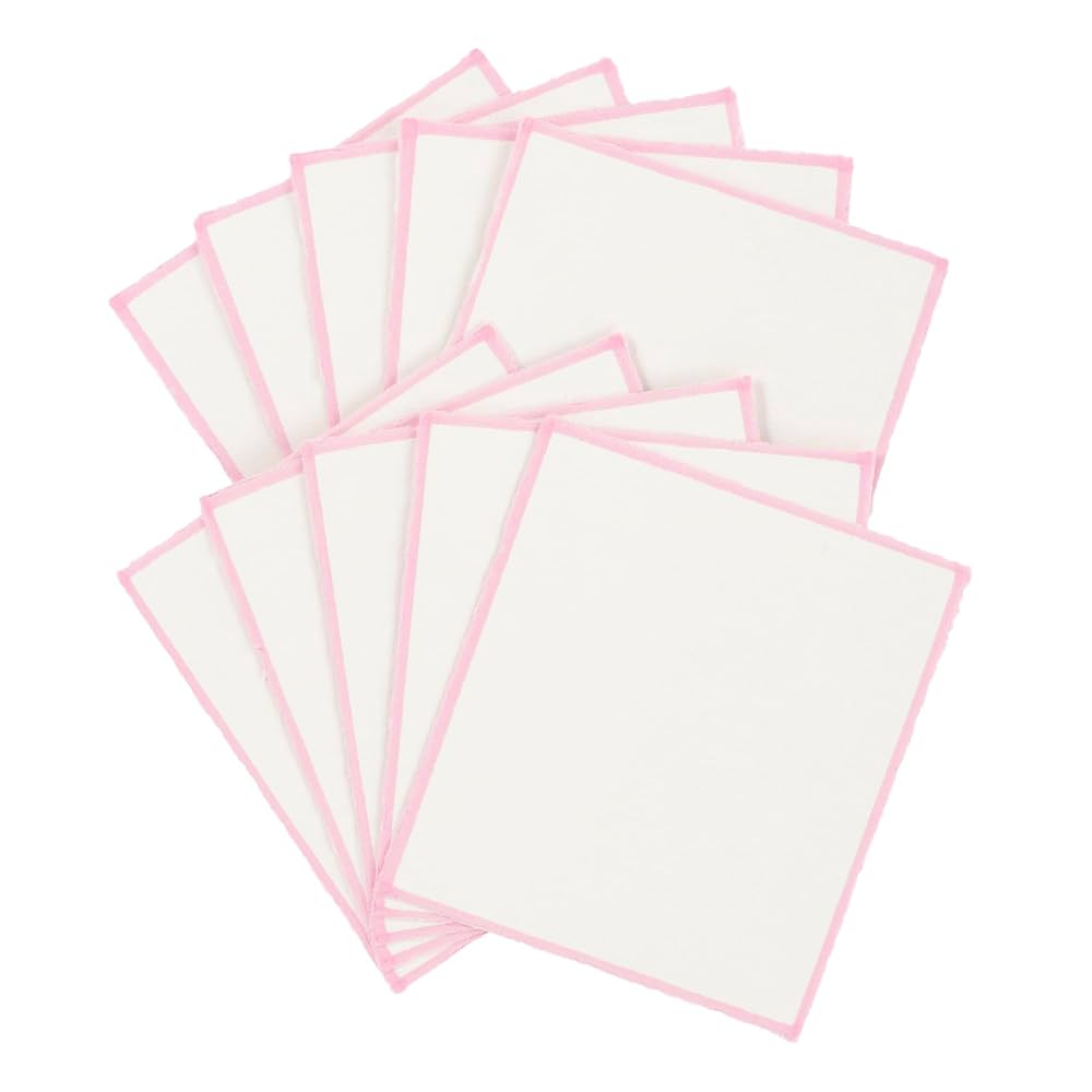 【ひきこまり】ミニ色紙 セット Amazon | 和紙ミニ色紙 10枚セット｜両面淡色・耳付き｜ブルー