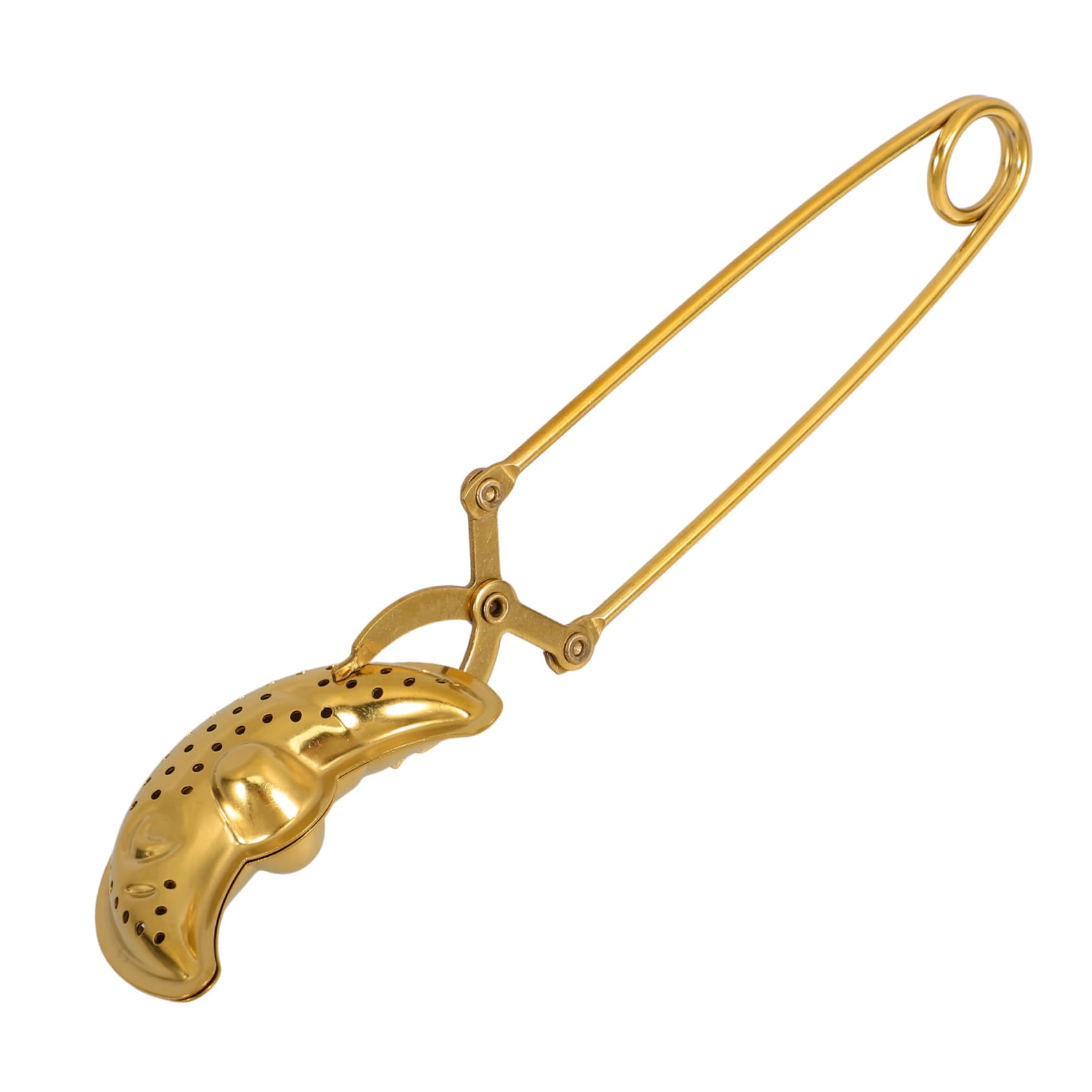 Garneck Stainless Steel Tea Strainer with Long Handle Professional Tea Leaf Infuser Elegant Design Material