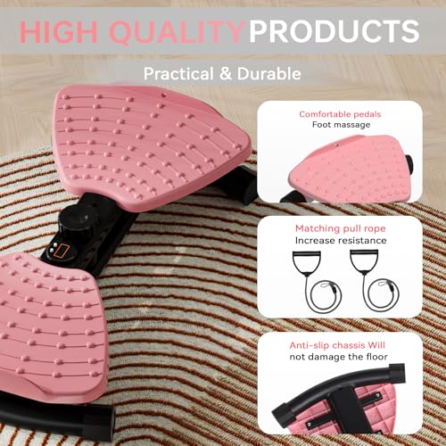 Image of (440 lbs Weight Capacity) Waist Twister, Waist Twister Machine Exercise Fitness Tool, Twist Machine for Slim Waist and Core, with Smart LED Digital Display, 20dB Ultra-Quiet for Women Men