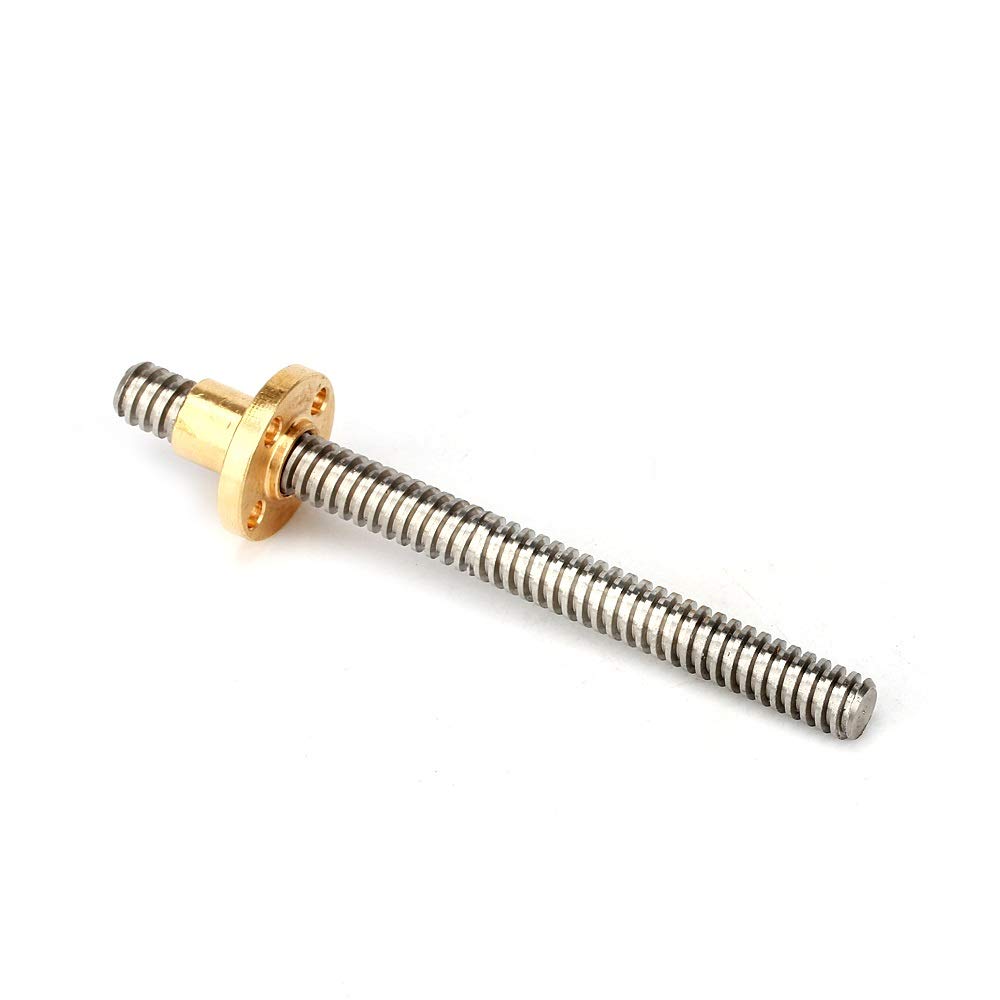 See full amazon price history chart for Invento 1Pcs 100mm Trapezoidal lead screw T8 8mm pitch 2mm lead 8 TR8 + brass nut for 3D Printer CNC Robotics Invento 1Pcs 100mm Trapezoidal lead screw T8 8mm pitch 2mm lead 8 TR8 + brass nut for 3D Printer CNC Robotics (B07XYCD48Y) Amazon Price History, Amazon Price Tracker