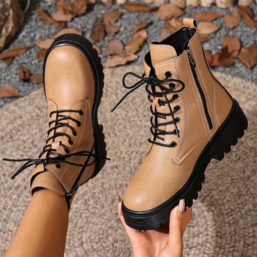 Botas cortas de invierno para mujer de estilo europeo con plataforma 2